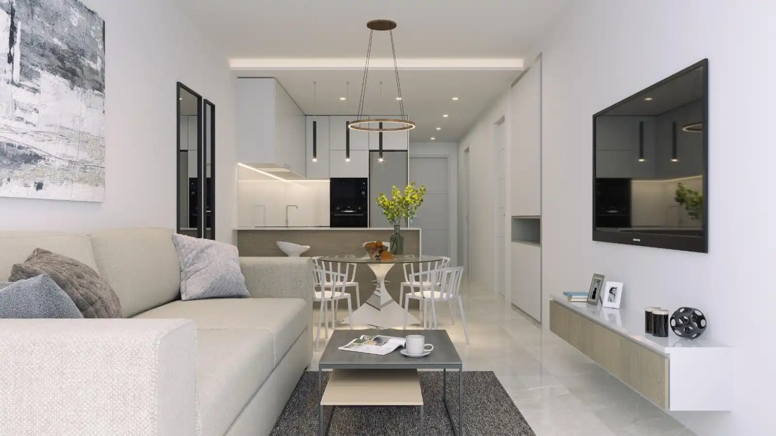 Sala de estar de Planta baja en venta en Torrevieja con Terraza y Piscina comunitaria