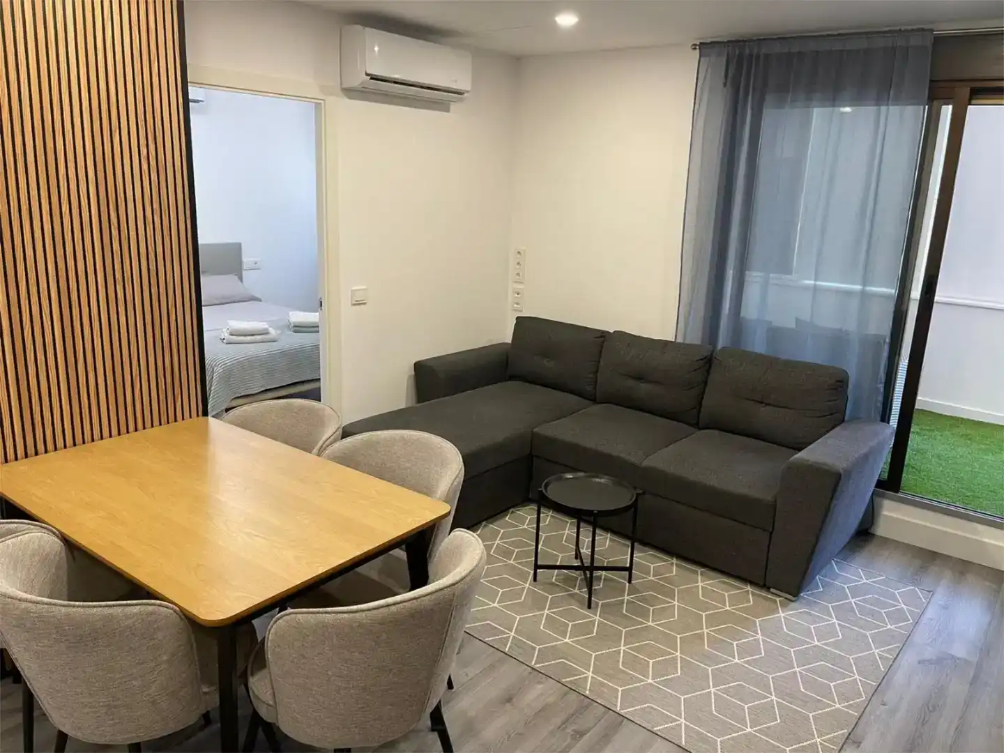 Living room of Flat for sale in Orihuela  with Air Conditioner, Parquet flooring and Storage room