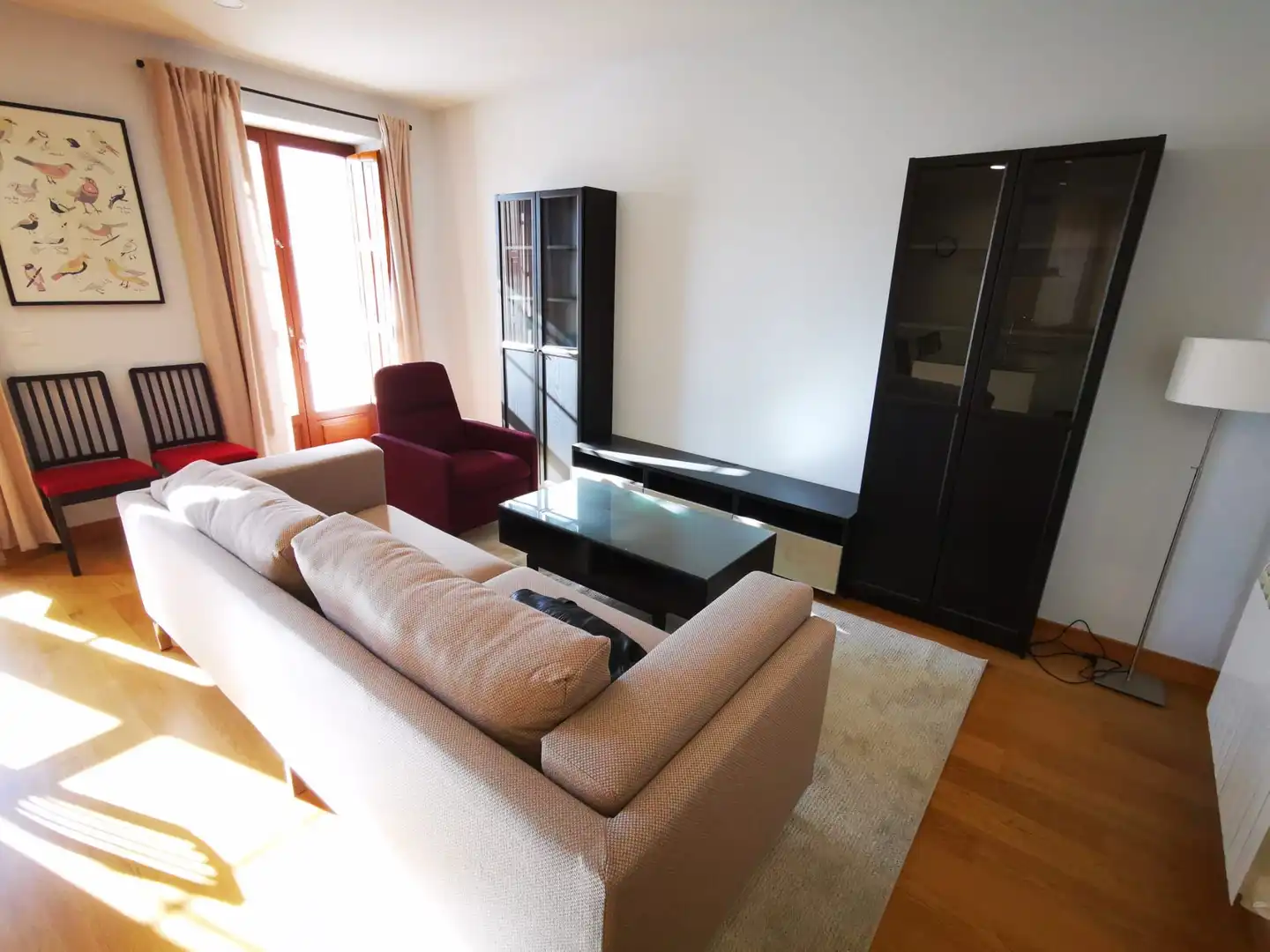 Sala de estar de Piso de alquiler en Ferrol con Calefacción, Terraza y Trastero