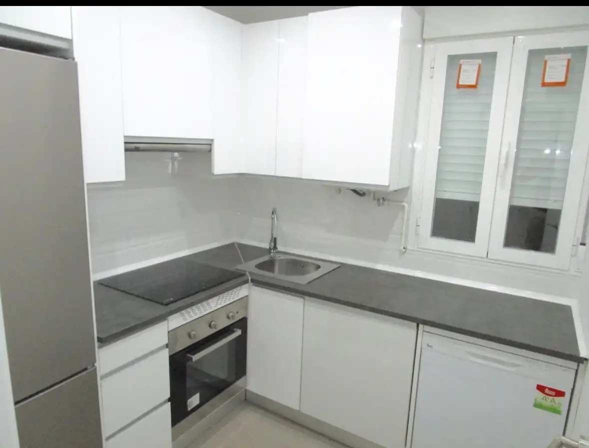 Cocina de Piso de alquiler en Madrid con Aire acondicionado, Calefacción y Parquet