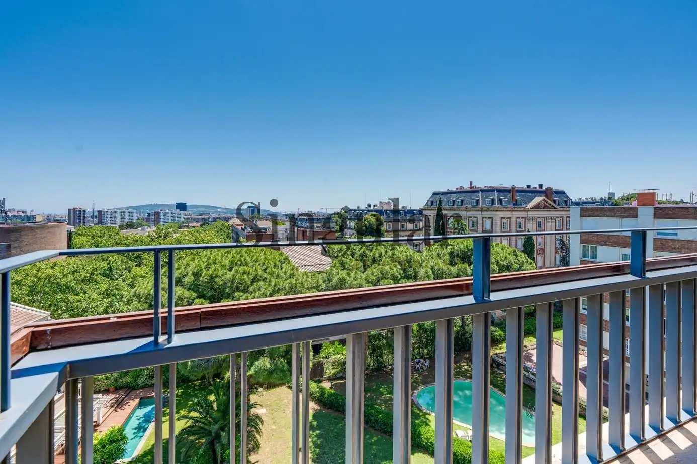 Terrace of Flat for rent in Barcelona  with Heating, Private garden and Terrace