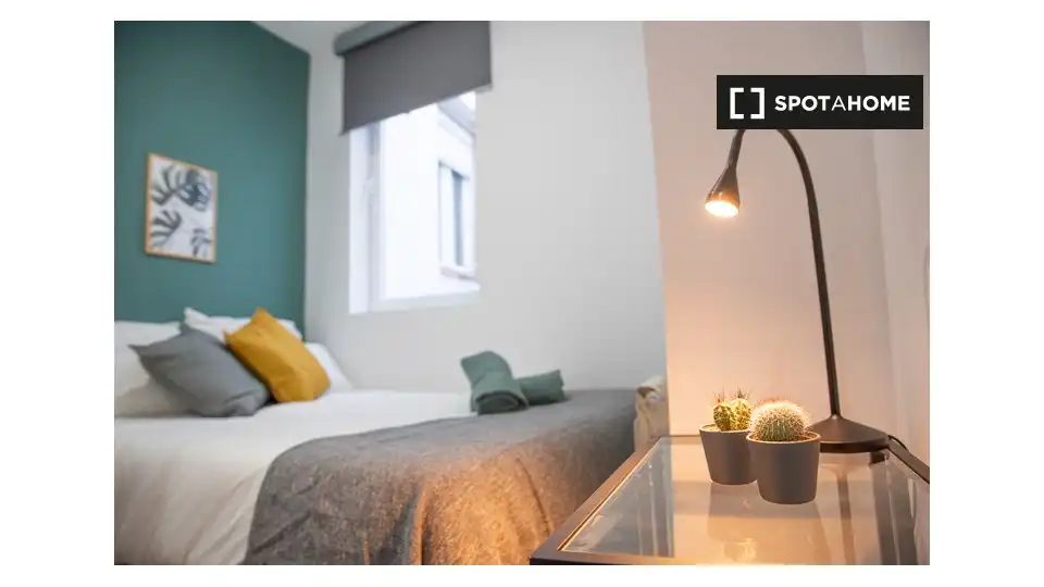Habitación de Piso de alquiler en Madrid con Aire acondicionado, Calefacción y Amueblado