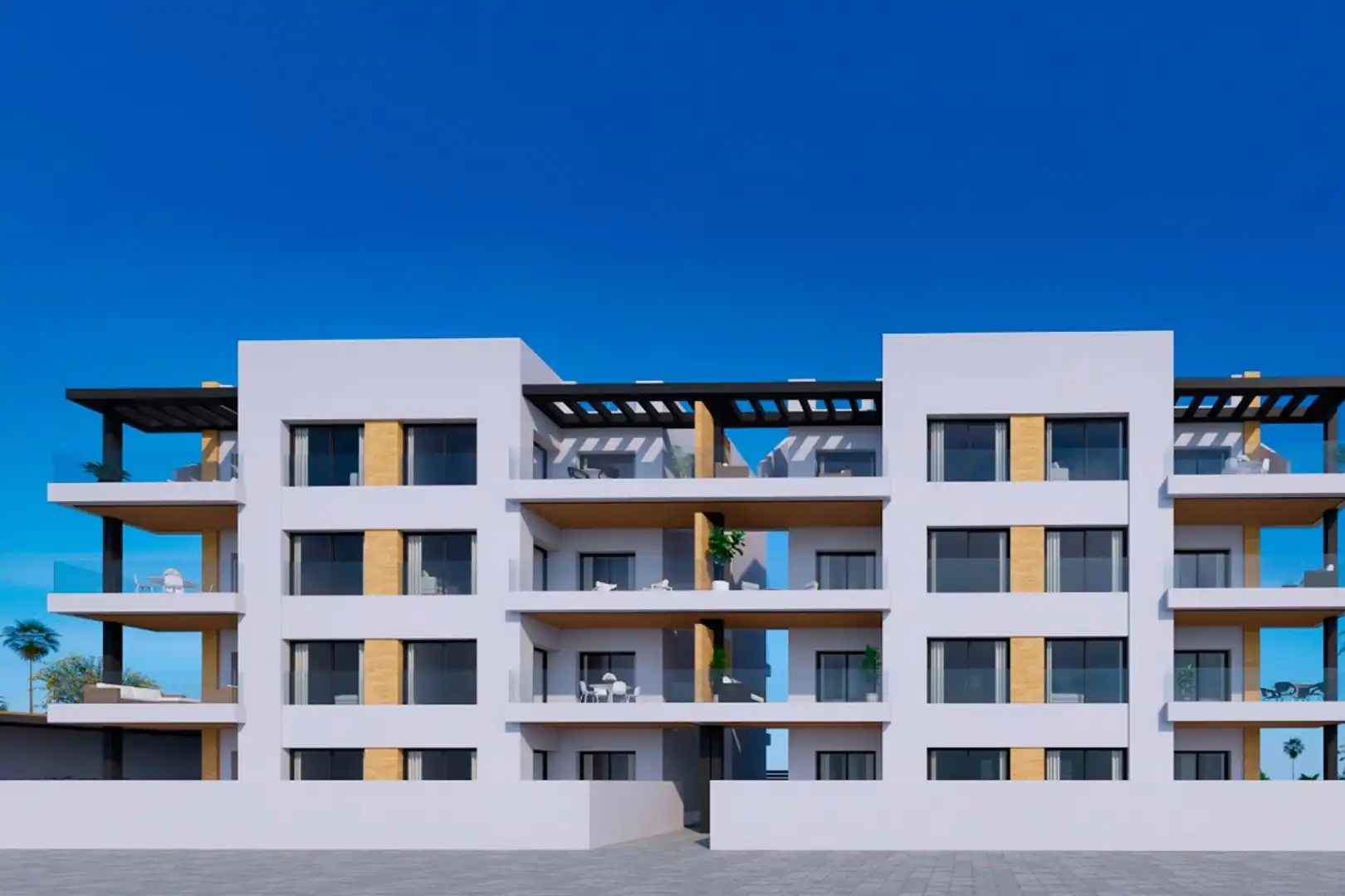 Exterior view of Flat for sale in Torrevieja  with Air Conditioner, Private garden and Terrace