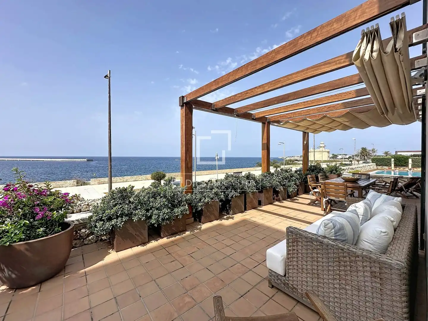 Terrasse von Wohnung zur Miete in Ciutadella de Menorca mit Klimaanlage, Heizung und Privatgarten