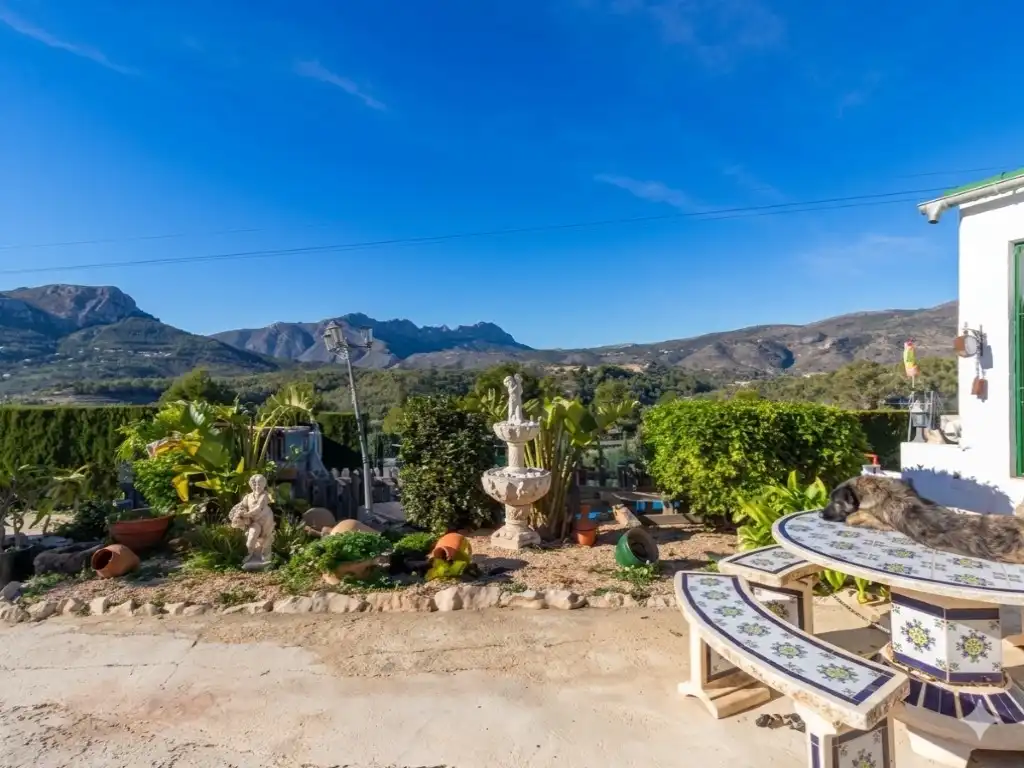 Jardín de Finca rústica en venta en Benissa con Terraza y Piscina