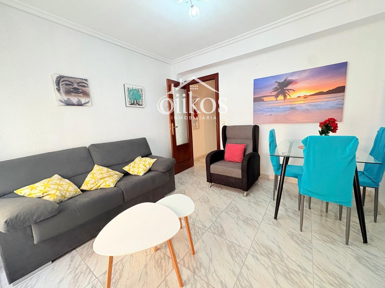 Living room of Flat to rent in Salamanca Capital  with Heating and Balcony