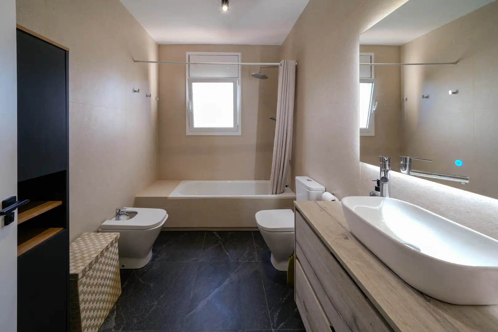 Badezimmer von Haus oder Chalet zum Verkauf in Dosrius mit Heizung, Parkett und Terrasse