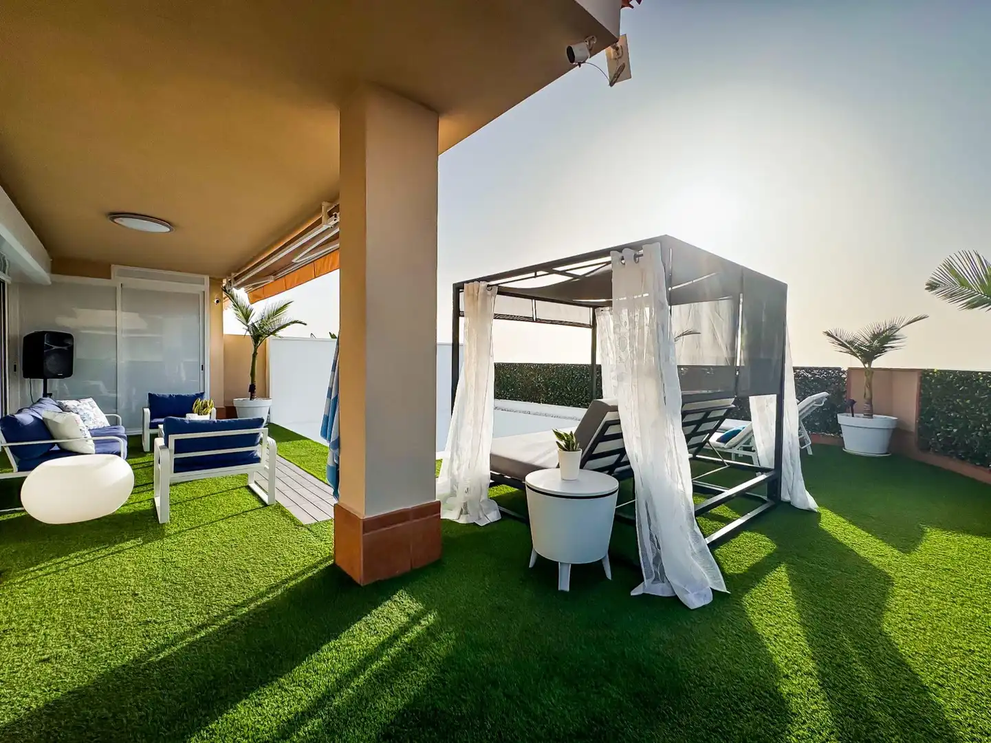 Terrace of Houses for sale in Santiago del Teide  with Air Conditioner, Private garden and Terrace