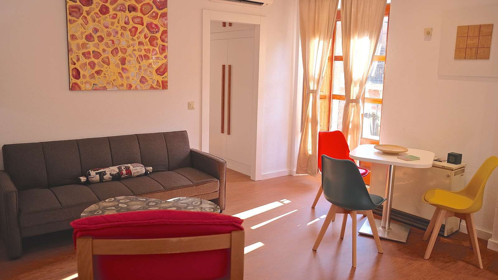 Living room of Apartment to share in Salamanca Capital  with Air Conditioner and Terrace