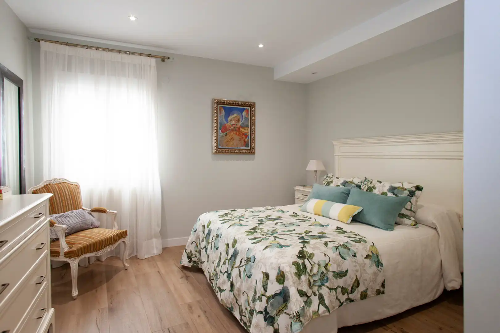 Bedroom of Flat for sale in Jaén  with Air Conditioner, Heating and Furnished