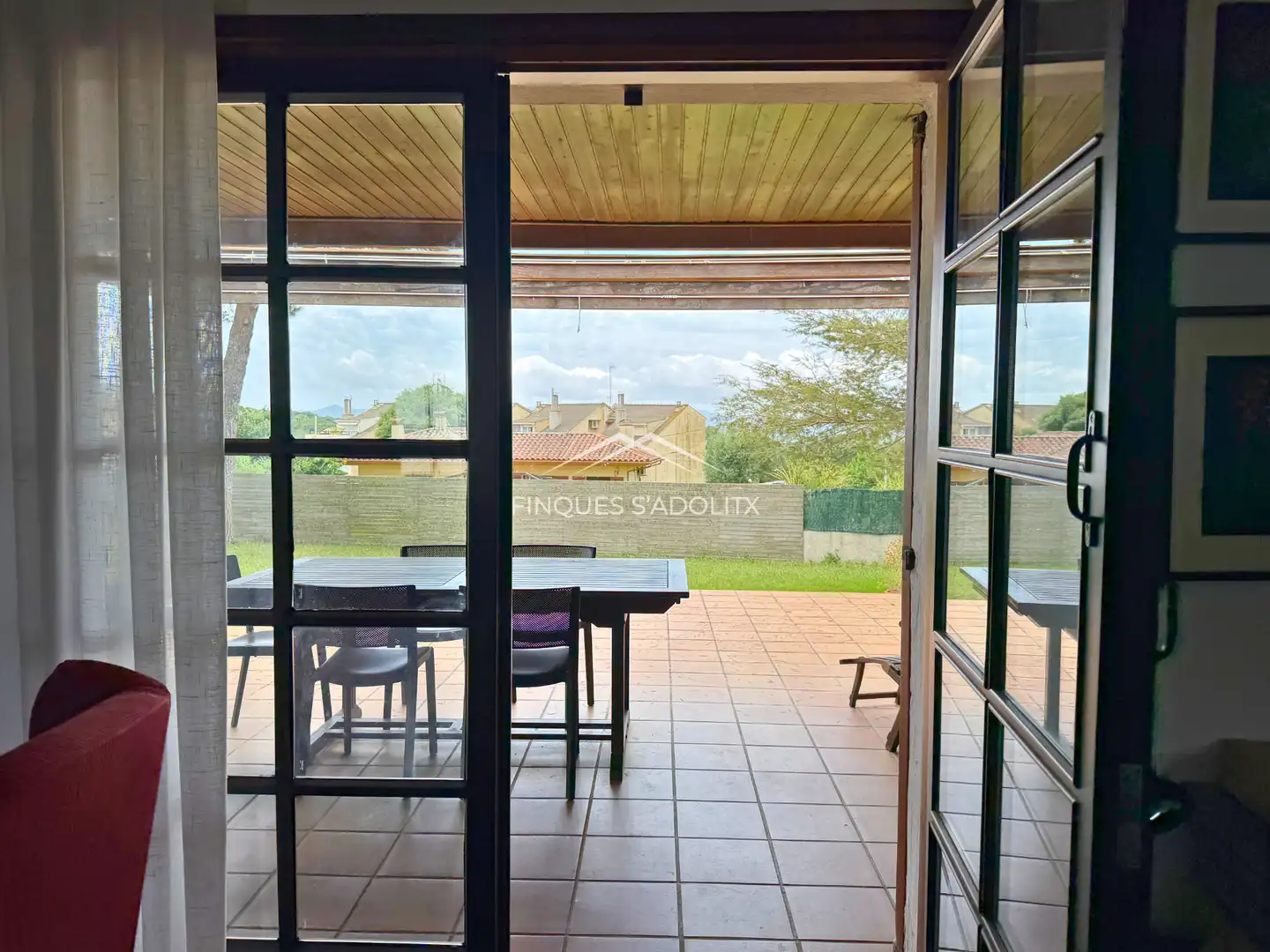 Terrassa de Casa o xalet en venda en Santa Cristina d'Aro amb Calefacció, Jardí privat i Parquet
