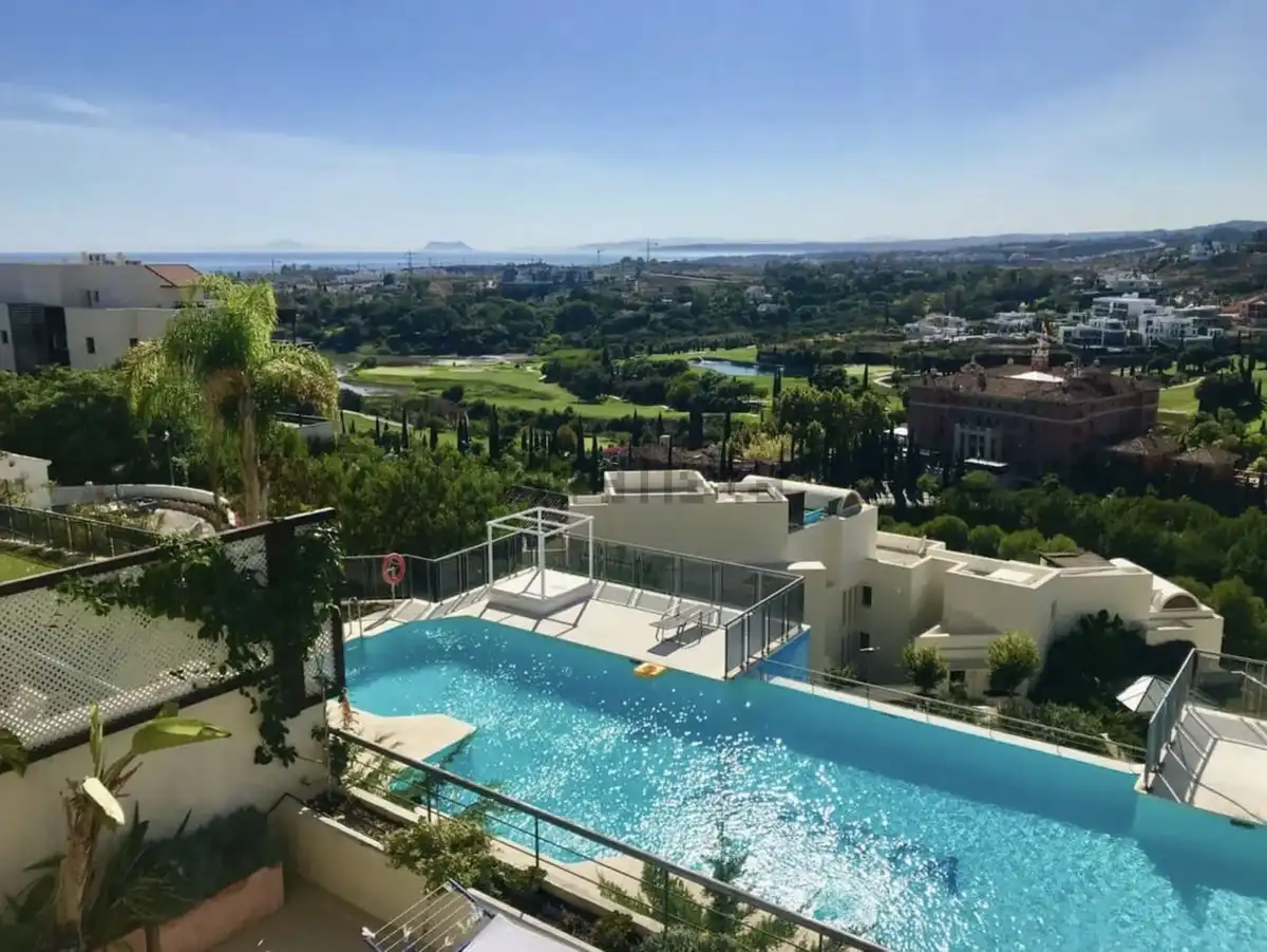 Exterior view of Apartments for sale in Benahavís  with Air Conditioner, Terrace and Storage room