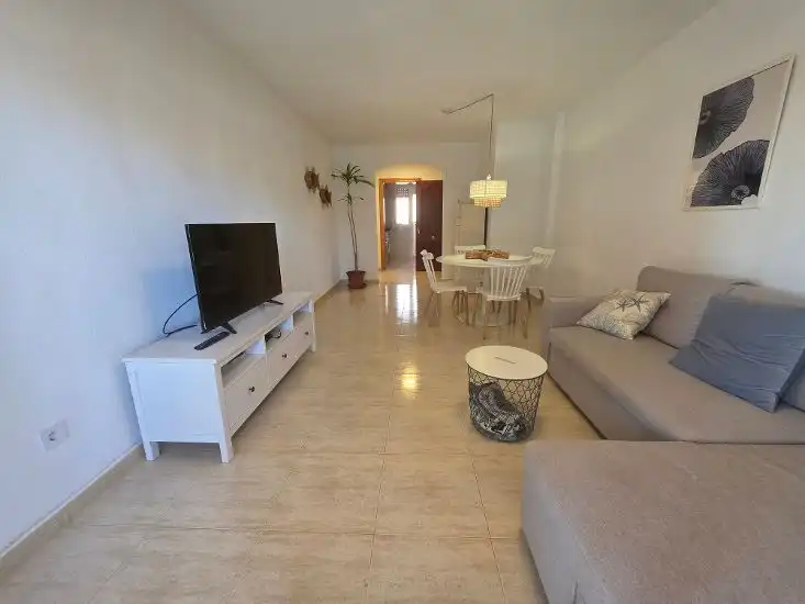 Living room of Flat for sale in La Manga del Mar Menor  with Furnished, Balcony and Community pool