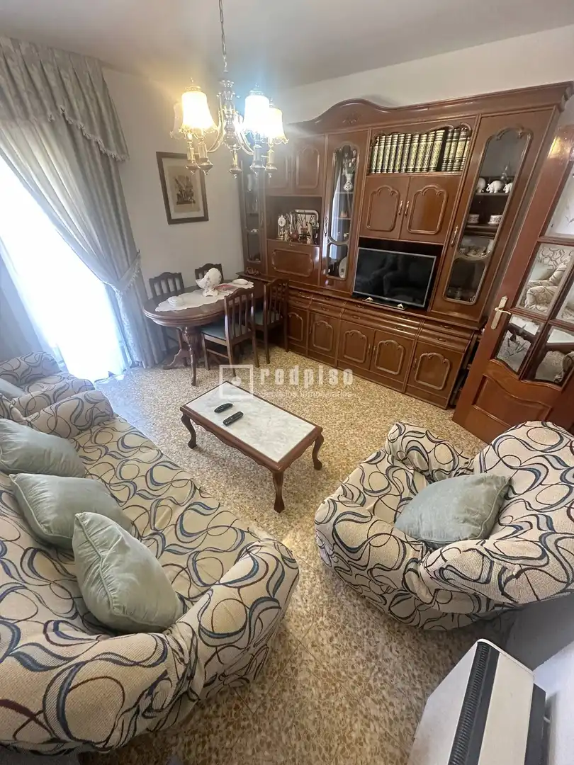 Living room of Flat for sale in Madrid  with Heating, Terrace and Storage room