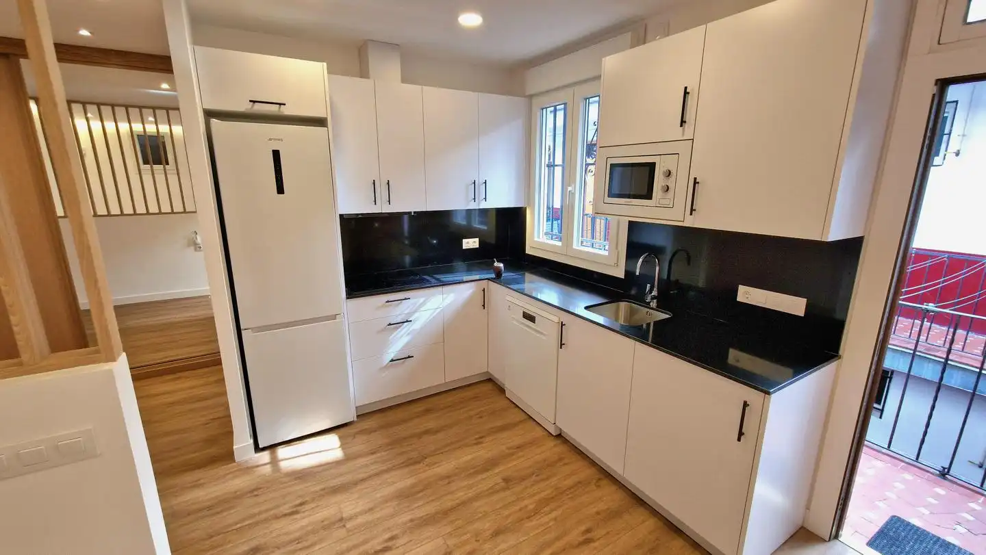 Küche von Wohnung zum Verkauf in Madrid mit Klimaanlage