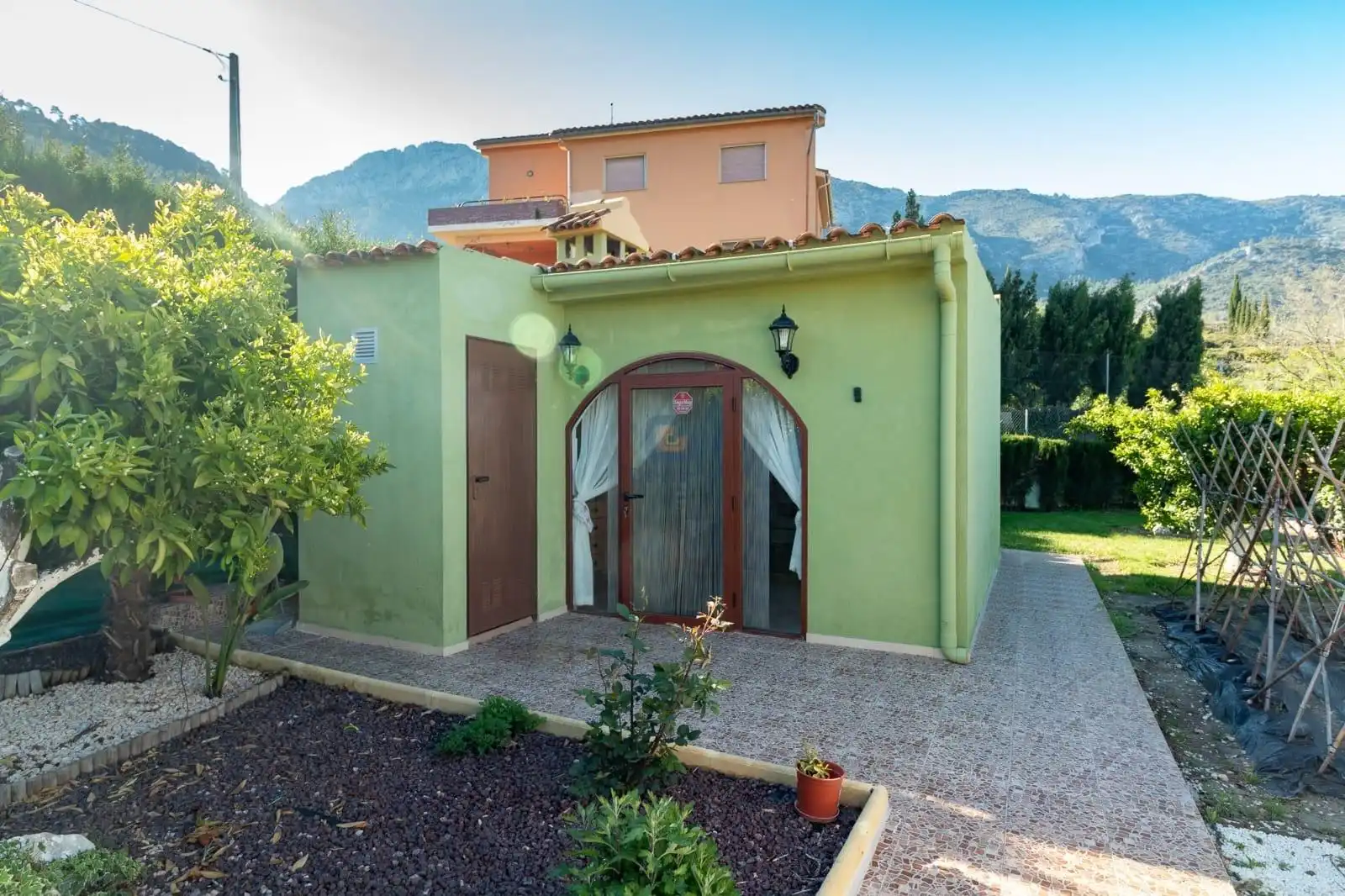 Vista exterior de Casa o chalet en venta en Beniatjar con Jardín privado, Terraza y Trastero