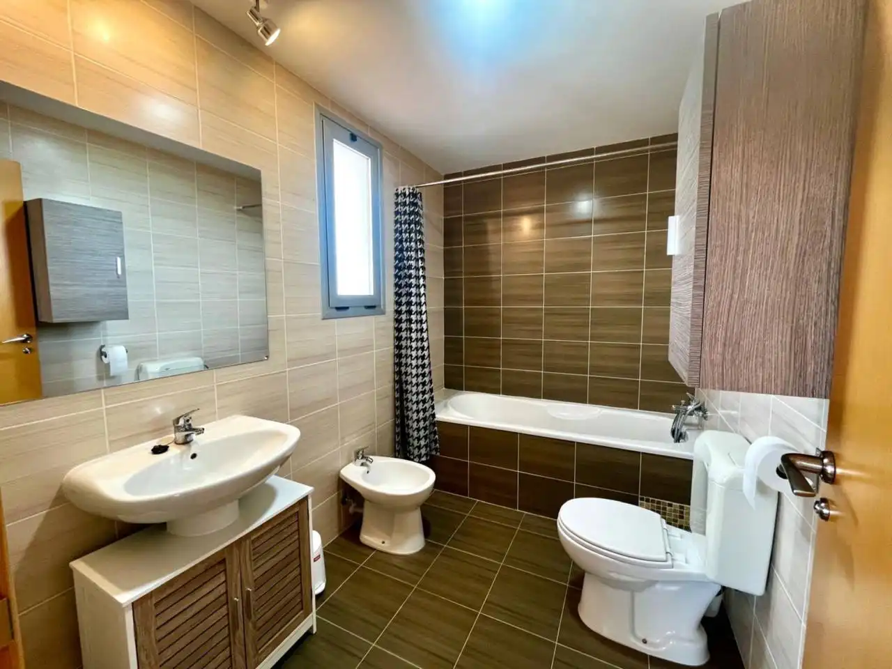 Badezimmer von Dachboden zum Verkauf in San Jorge / Sant Jordi mit Klimaanlage, Heizung und Terrasse
