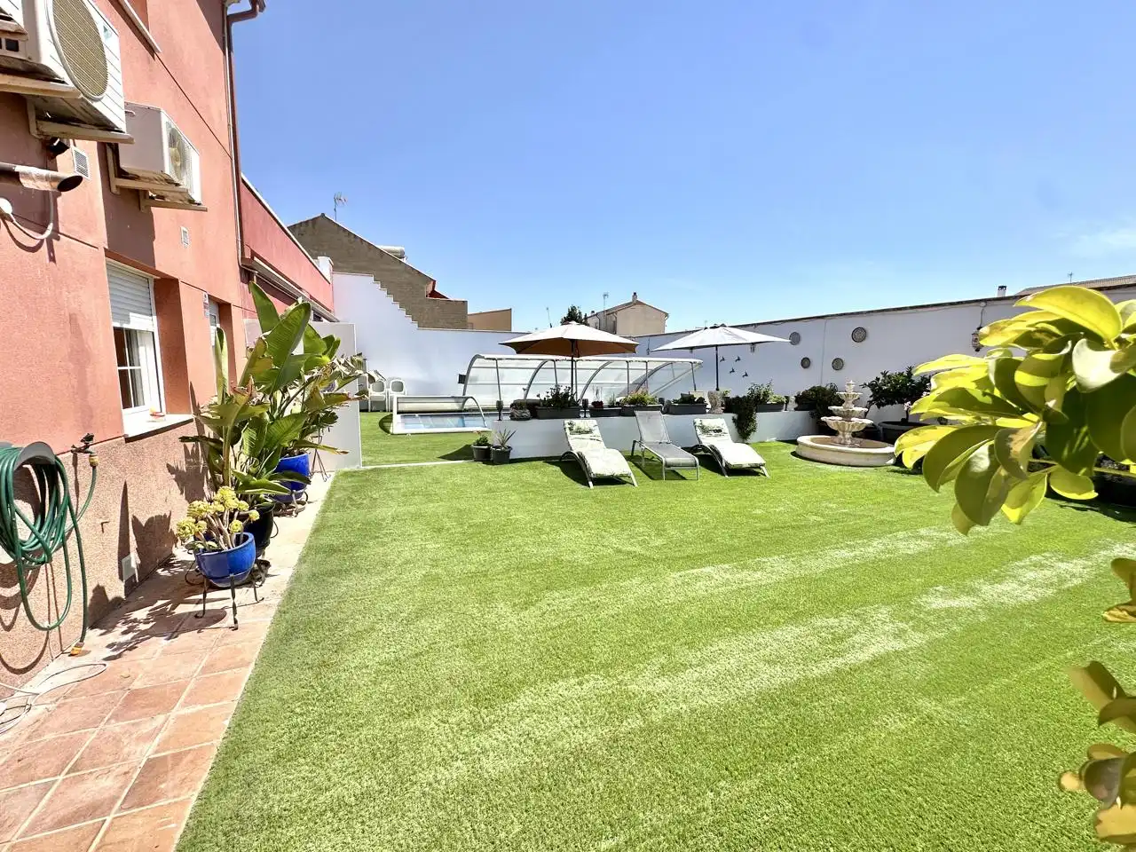 Terraza de Casa o chalet en venta en Fuente de Piedra con Aire acondicionado, Jardín privado y Terraza