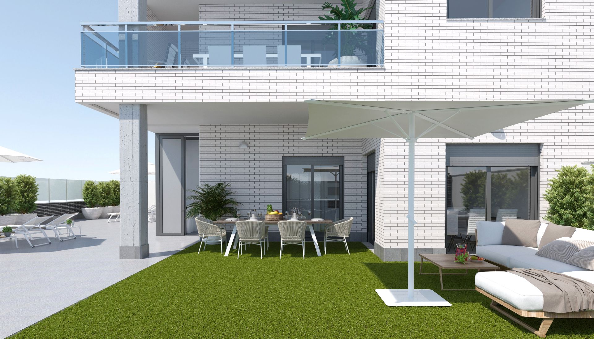 Terrace of Planta baja for sale in  Murcia Capital  with Air Conditioner, Heating and Private garden