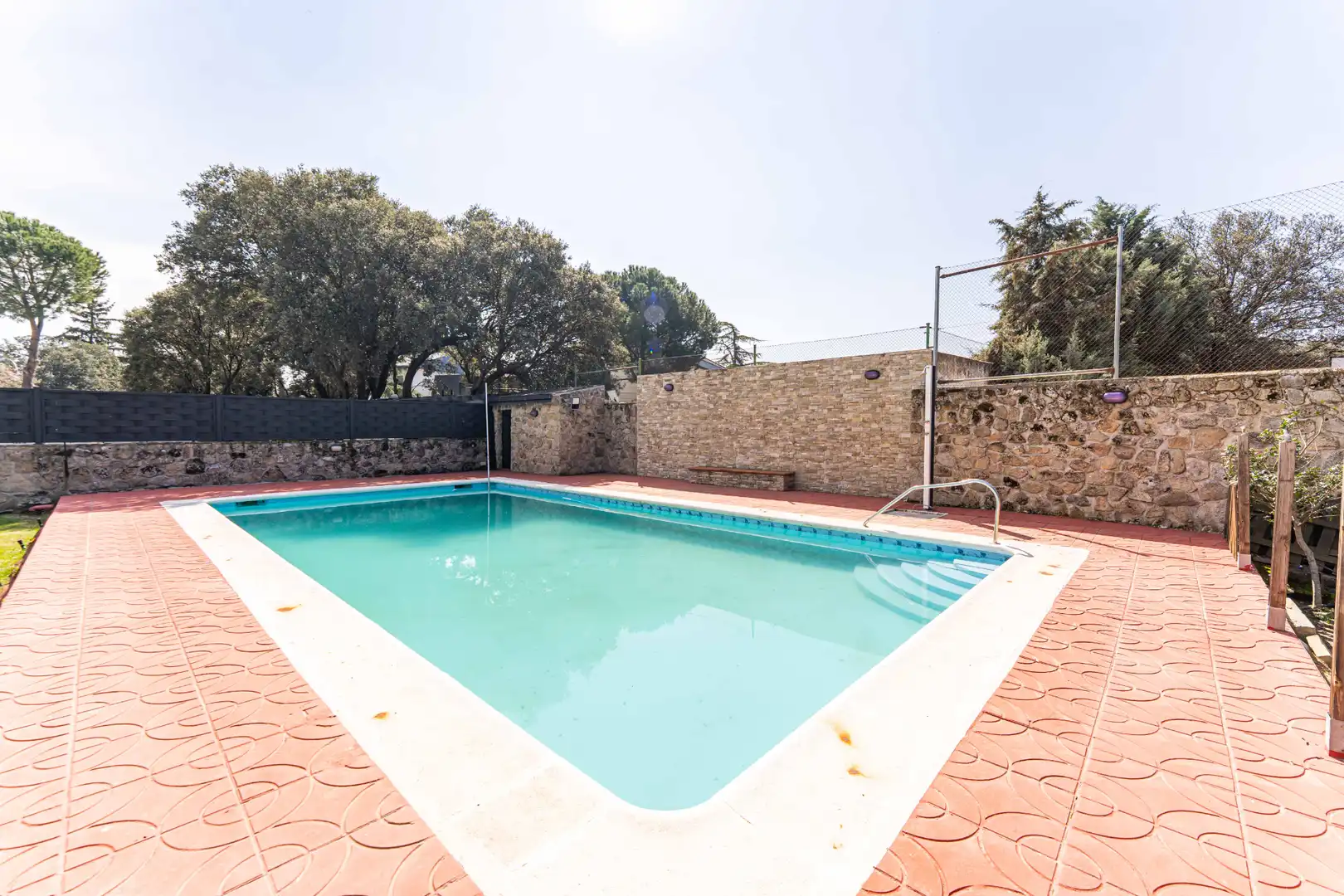 Swimming pool of Houses for sale in Alpedrete  with Furnished