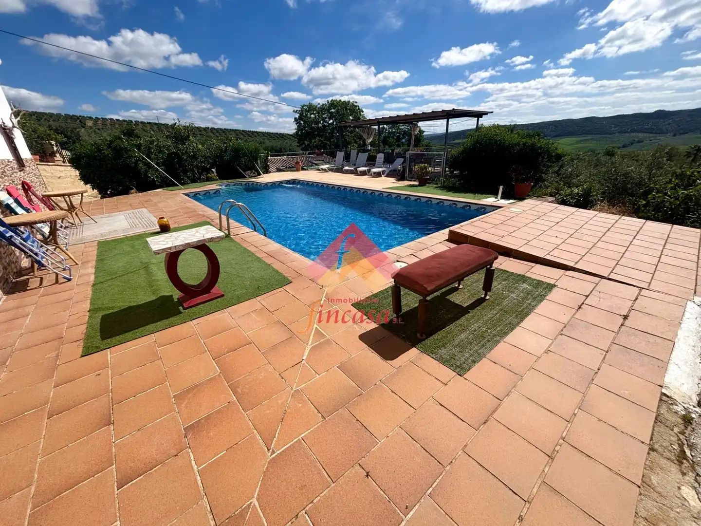 Swimming pool of Country homes for sale in Ronda  with Heating, Swimming Pool and Furnished