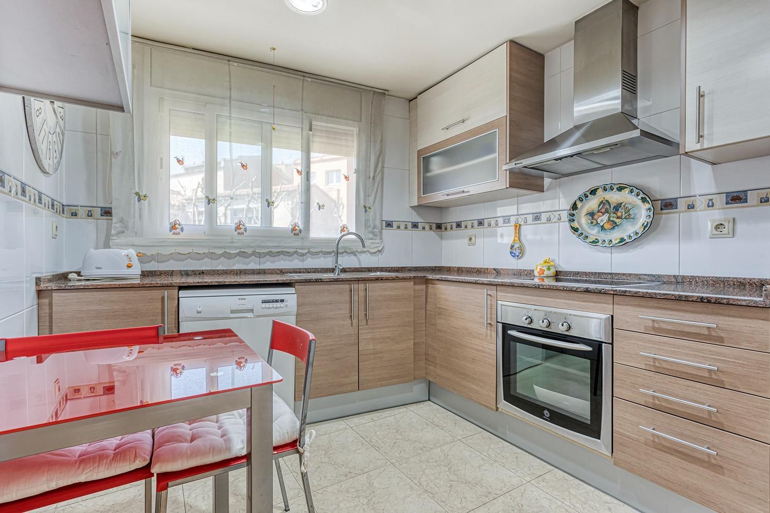 Küche von Wohnung zum verkauf in Òdena mit Klimaanlage, Heizung und Terrasse