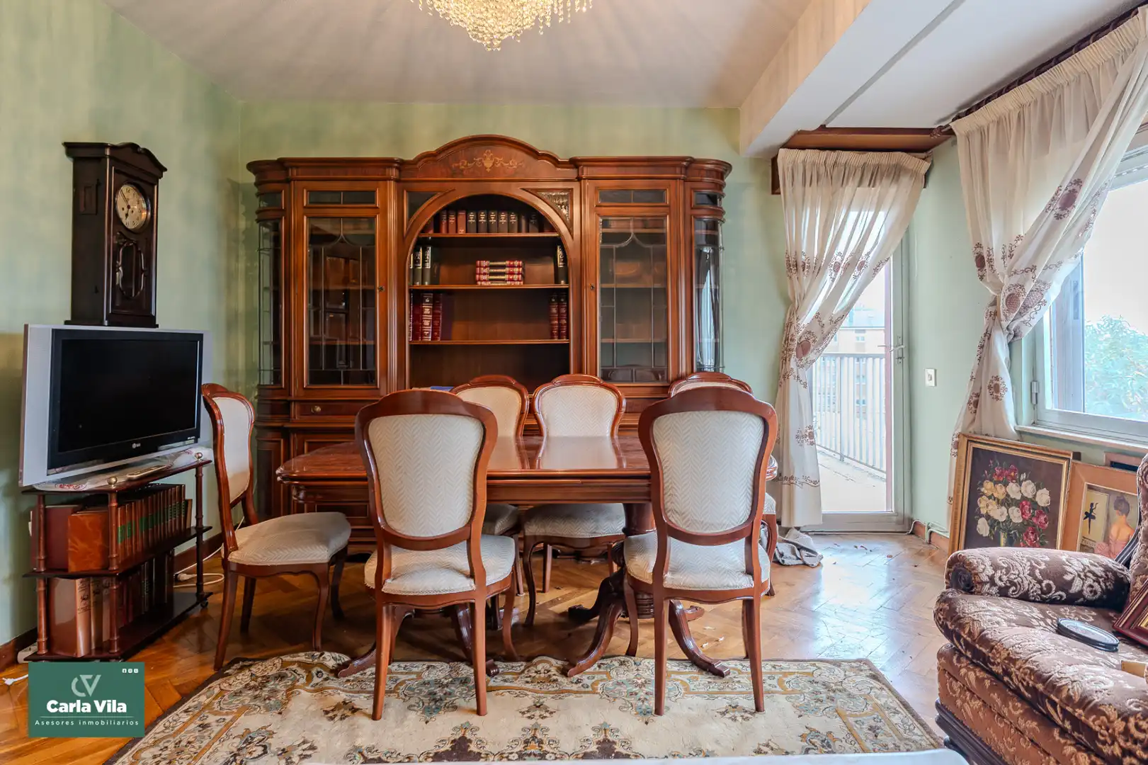 Comedor de Piso en venta en Lugo con Calefacción, Jardín privado y Parquet