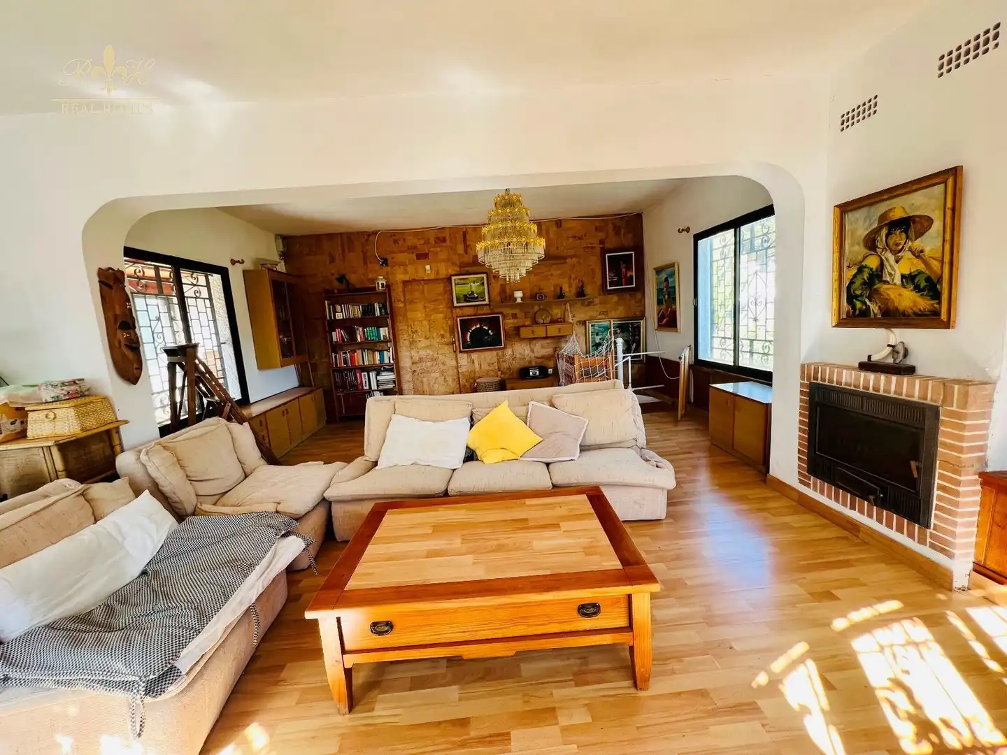 Living room of Houses for sale in L'Alfàs del Pi  with Terrace, Storage room and Swimming Pool