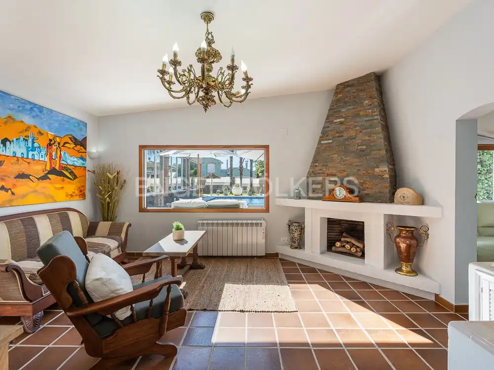 Living room of Houses for rent in Bétera  with Air Conditioner, Heating and Private garden