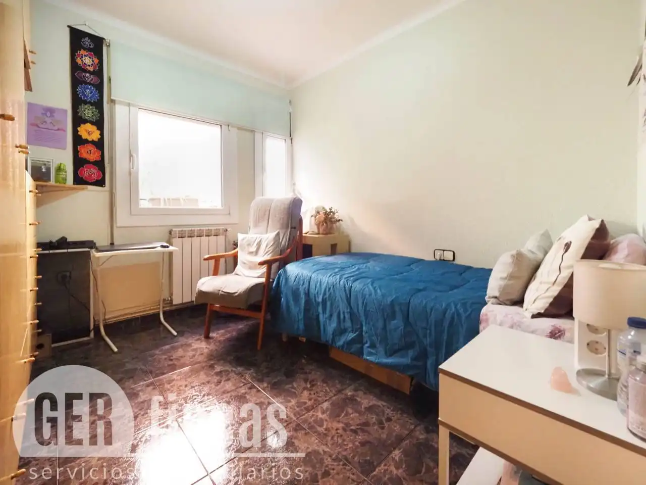 Schlafzimmer von Wohnung zum Verkauf in Terrassa mit Heizung und Alarm