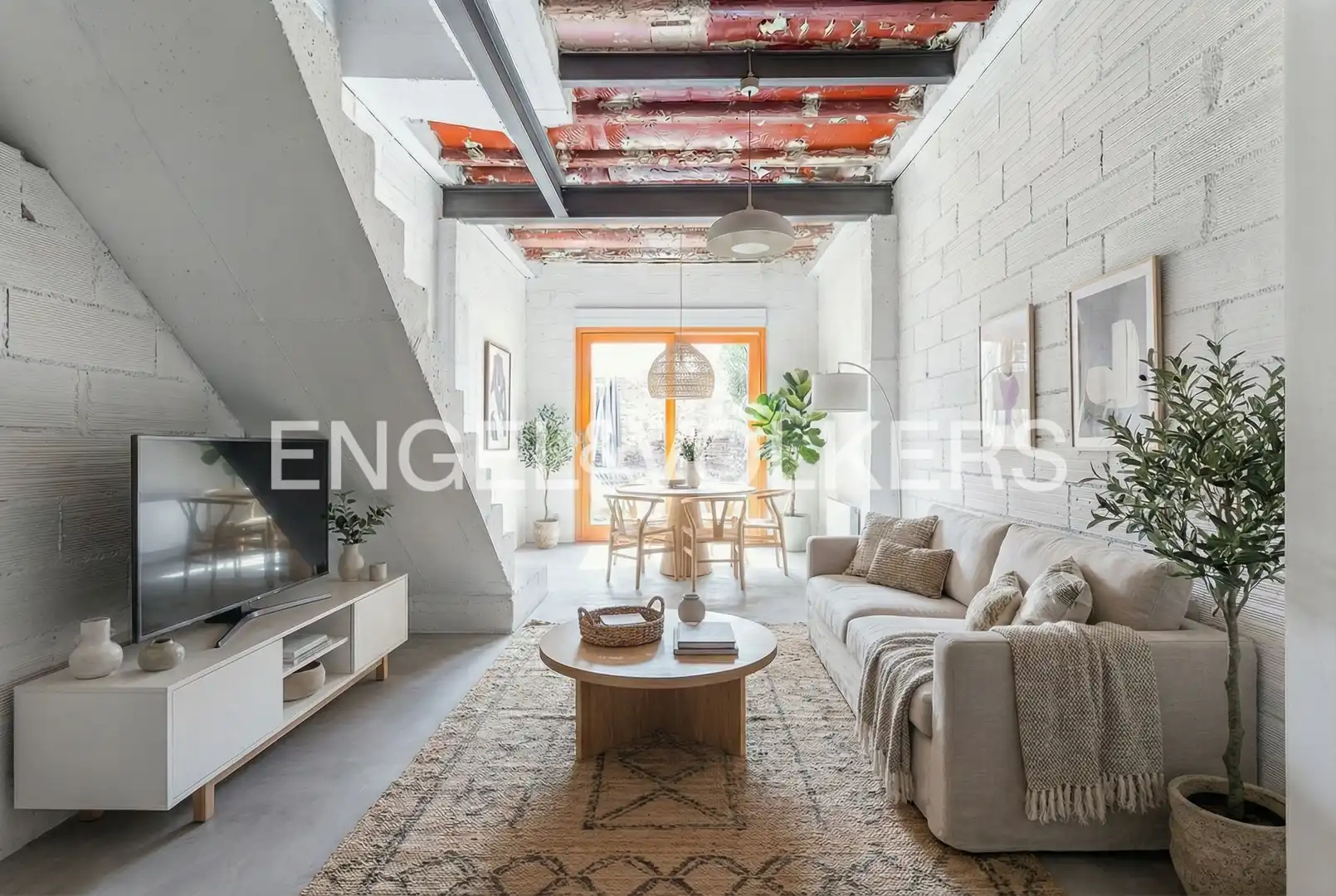Sala de estar de Casa o chalet en venta en Barcelona con Calefacción, Jardín privado y Terraza