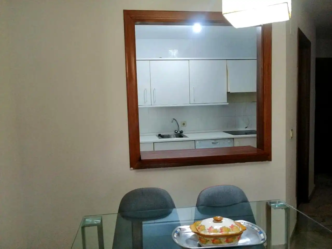 Küche von Wohnung zur Miete in Cáceres mit Klimaanlage, Terrasse und Möbliert