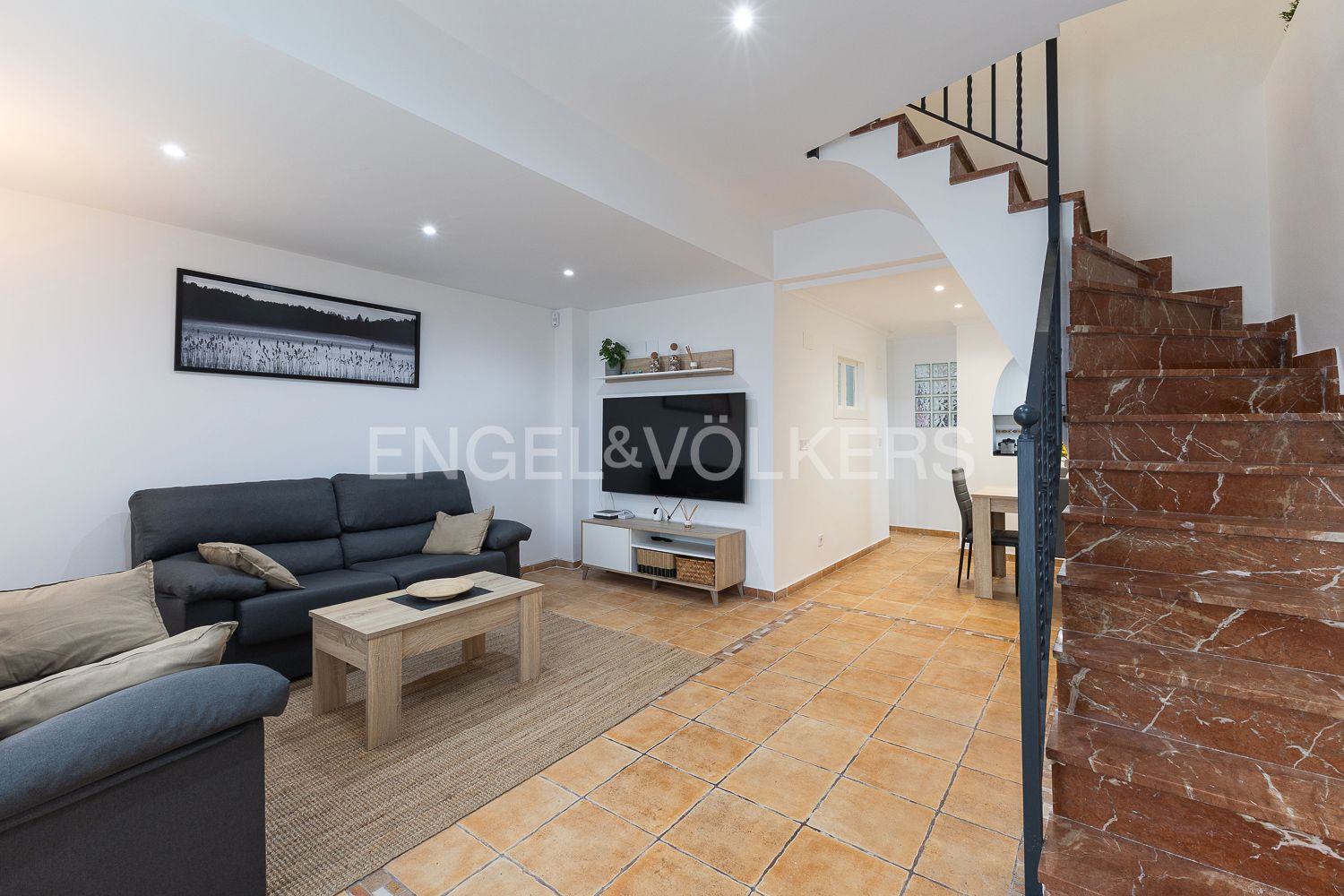 Living room of Duplex for sale in  Valencia Capital  with Air Conditioner, Heating and Furnished