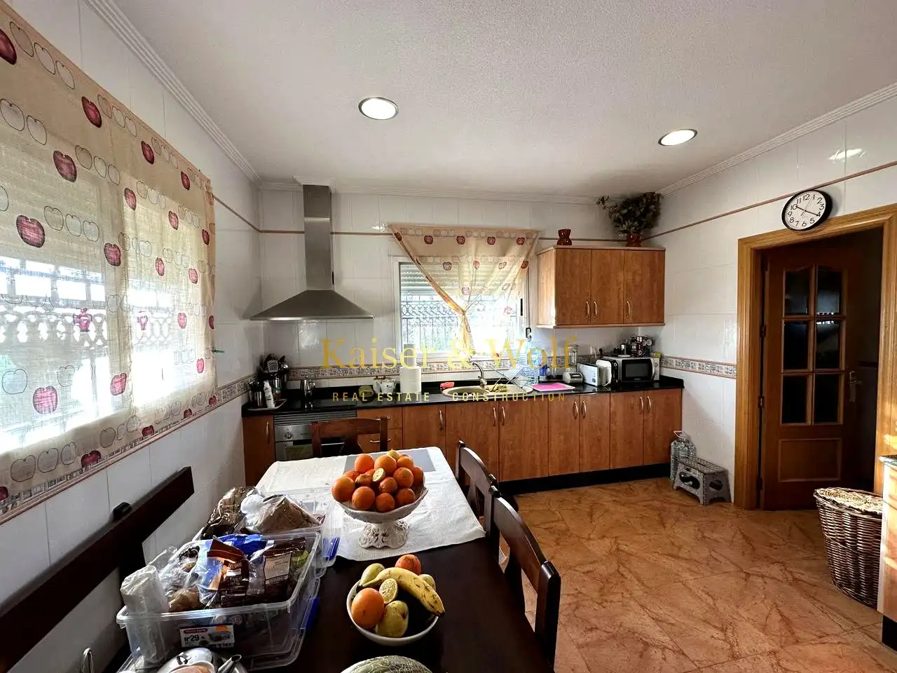 Cuina de Casa o xalet en venda en Elche / Elx amb Aire condicionat, Jardí privat i Piscina