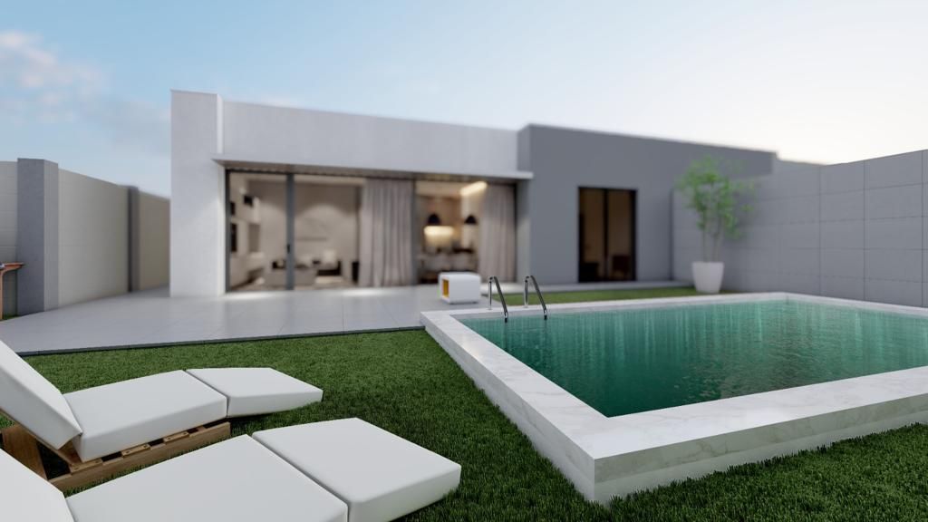 Piscina de Casa adosada en venda en Palau-saverdera amb Aire condicionat, Jardí privat i Terrassa