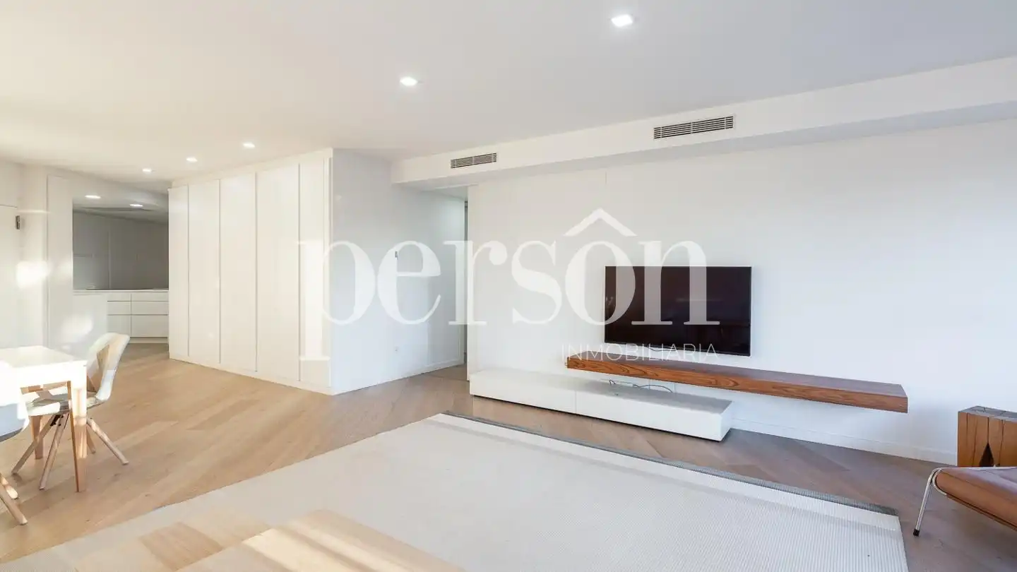 Sala de estar de Piso de alquiler en Valencia con Aire acondicionado, Terraza y Amueblado