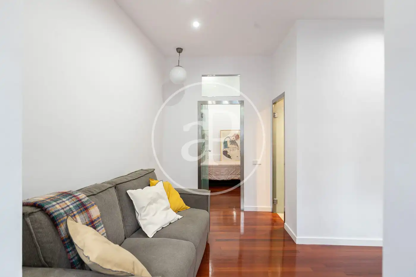 Sala de estar de Piso en venta en Barcelona con Aire acondicionado, Calefacción y Amueblado