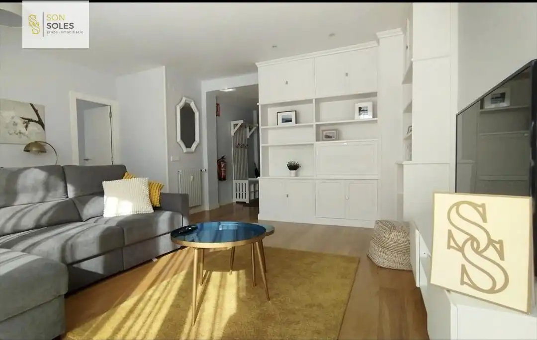 Sala de estar de Piso de alquiler en Santander con Calefacción, Terraza y Amueblado