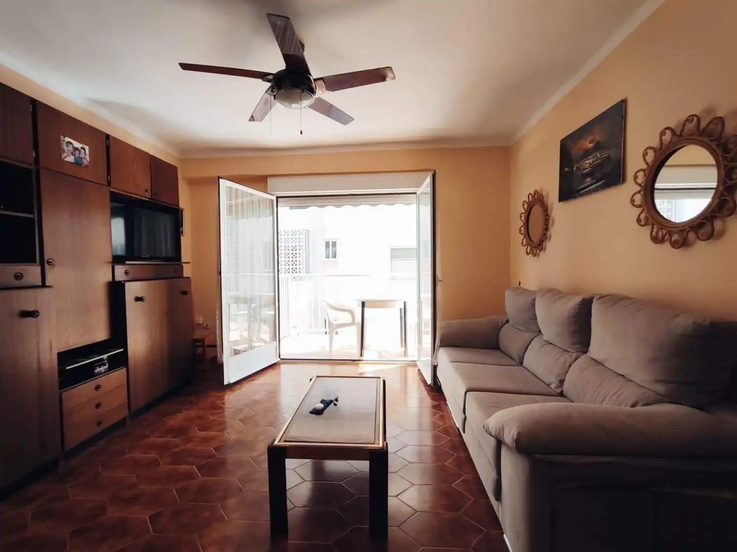 Sala de estar de Apartamento en venta en Santa Pola con Terraza y Amueblado