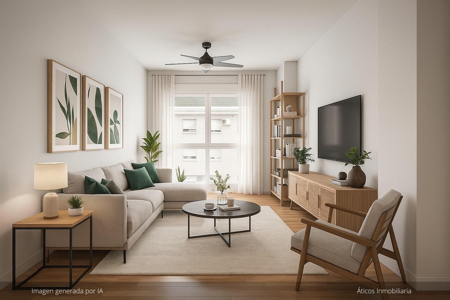 Sala de estar de Piso en venta en San Fernando