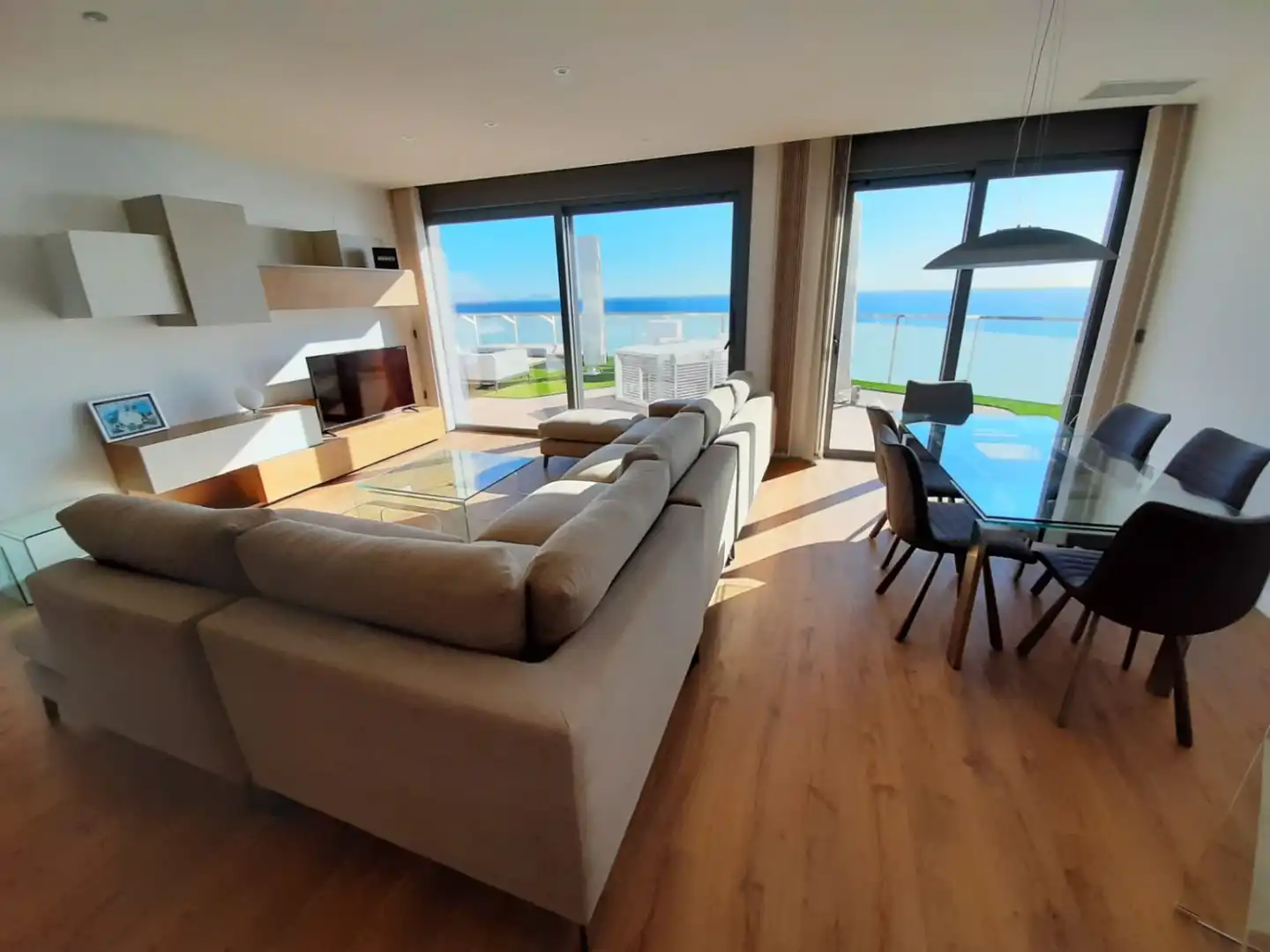 Living room of Attic for rent in Alicante / Alacant  with Air Conditioner, Heating and Terrace
