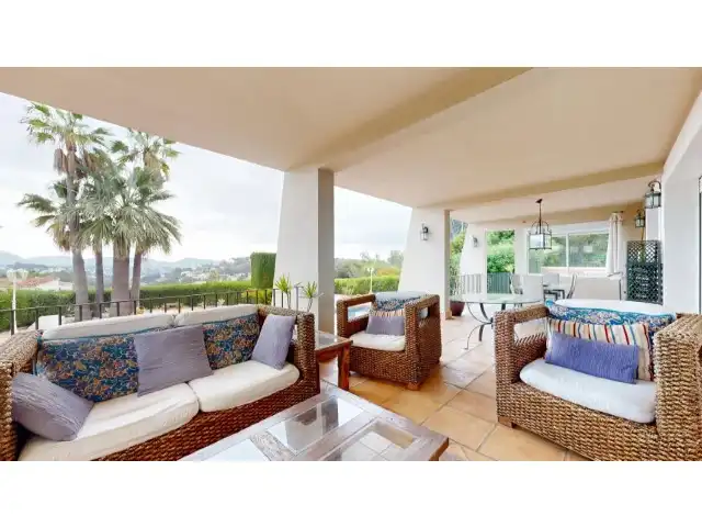 Terraza de Casa o chalet en venta en Moraira con Aire acondicionado, Calefacción y Jardín privado