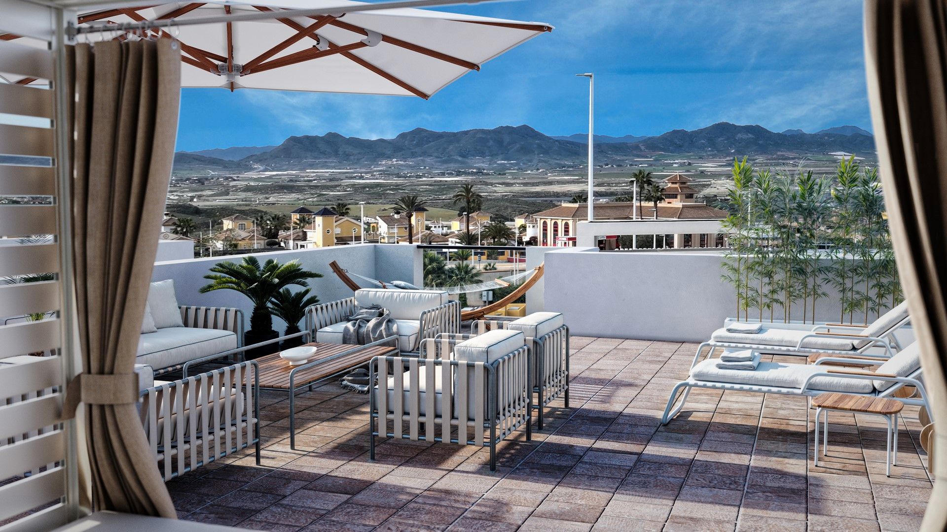 Terraza de Casa o chalet en venta en Mazarrón con Jardín privado y Piscina