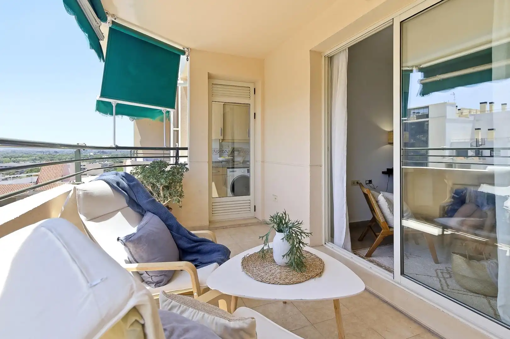 Balcony of Apartments for sale in La Pobla de Farnals  with Air Conditioner, Heating and Private garden
