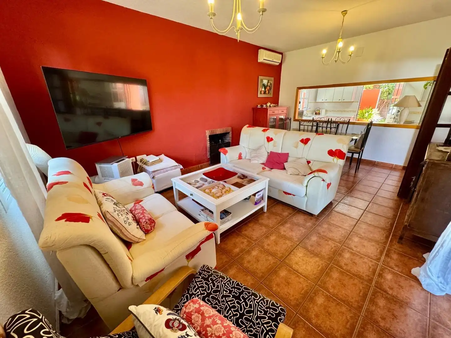 Living room of Houses for sale in Mazagón  with Private garden, Terrace and Storage room