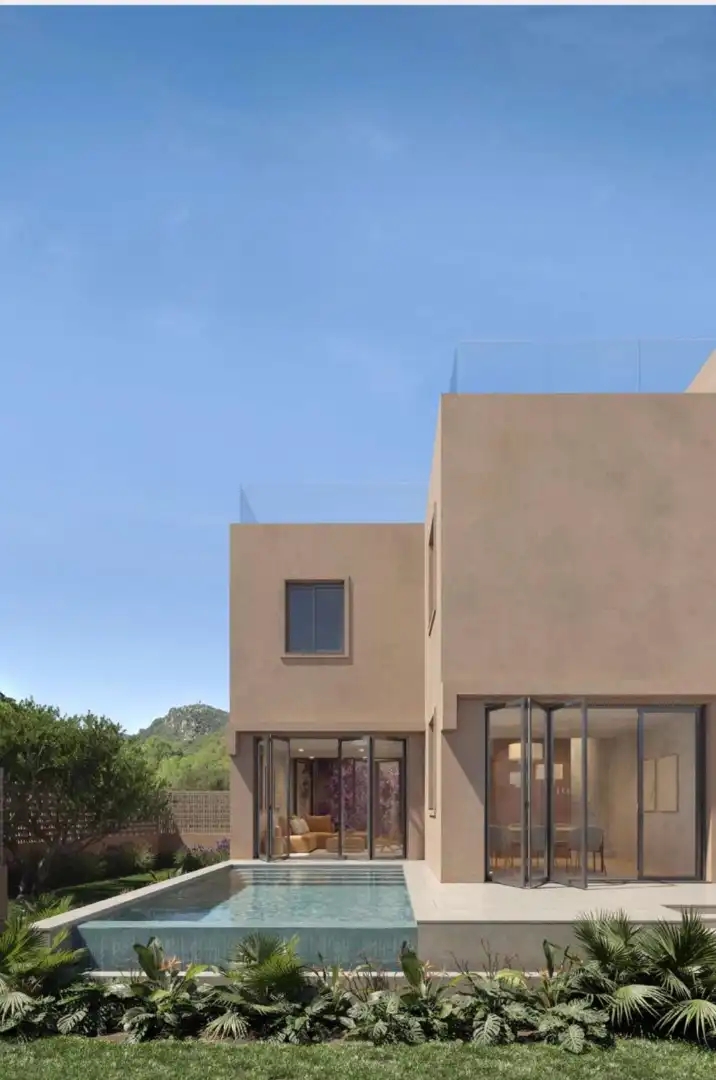Vista exterior de Casa adosada en venta en Sant Joan de Labritja con Aire acondicionado, Calefacción y Jardín privado