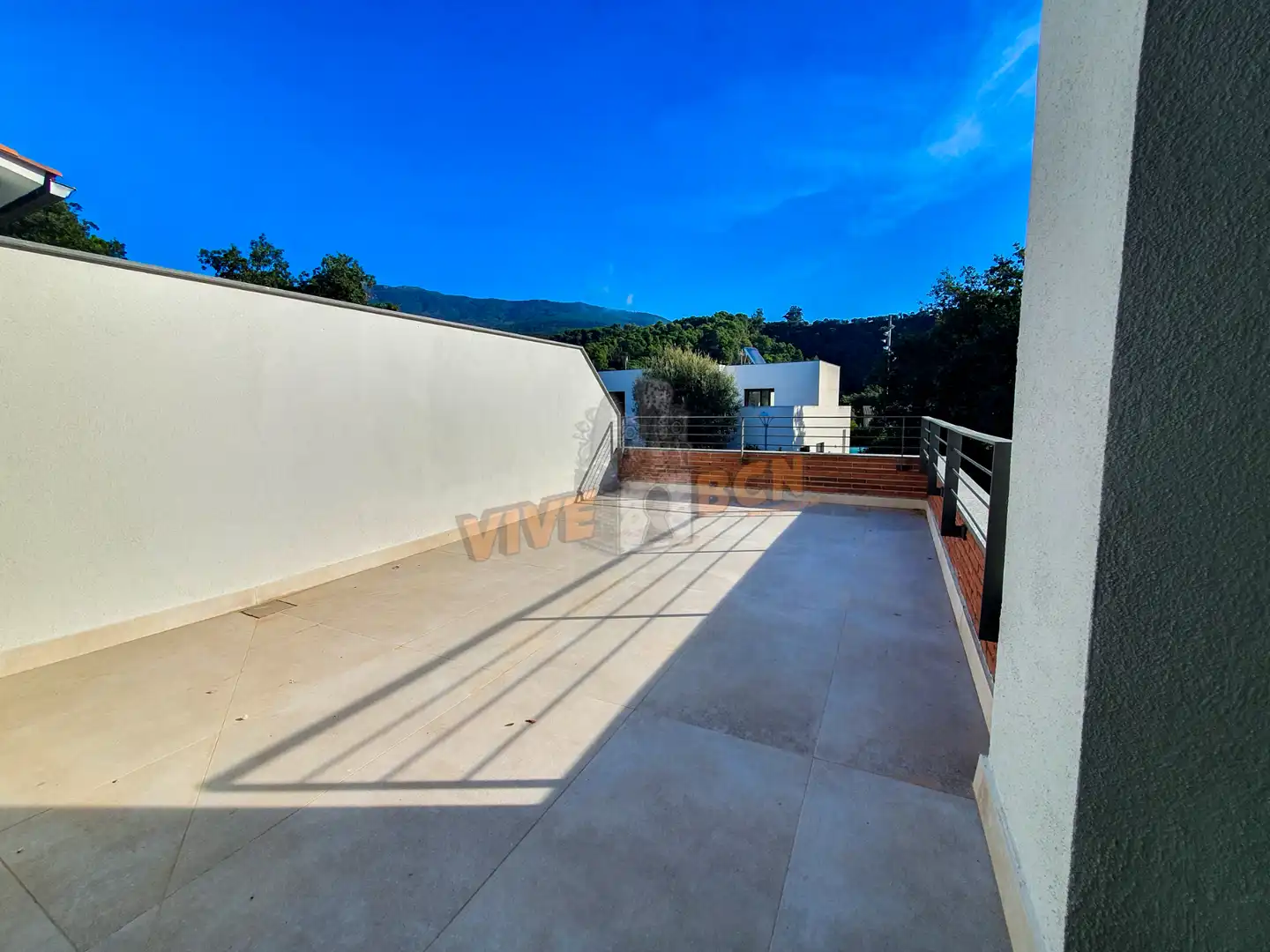 Terraza de Casa adosada en venta en Sant Esteve de Palautordera con Calefacción, Jardín privado y Terraza