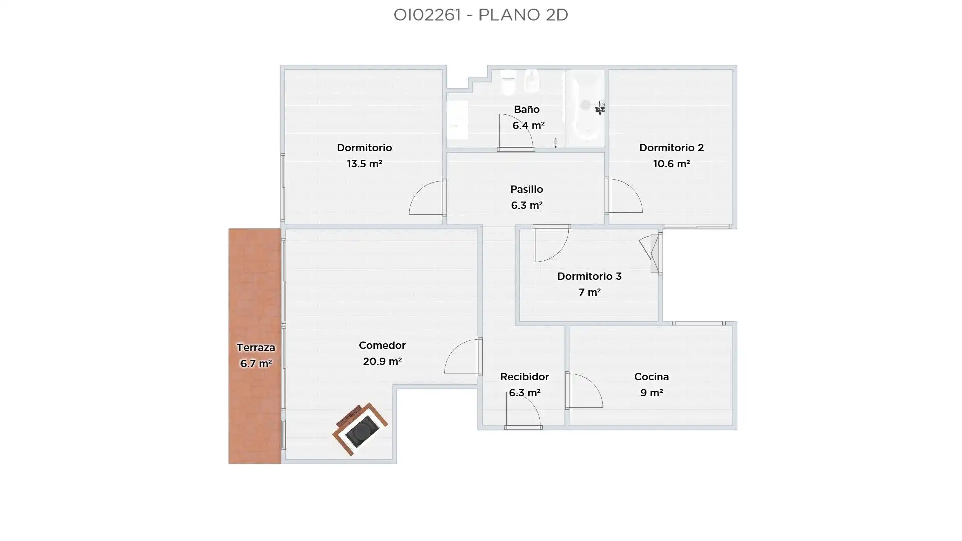 Attico con terrazza in vendita a Centre, imagen 26
