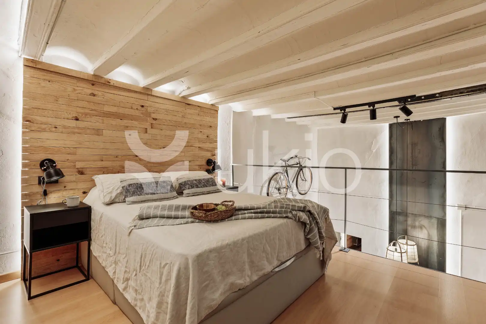 Habitación de Apartamento de alquiler en Barcelona con Aire acondicionado, Calefacción y Amueblado