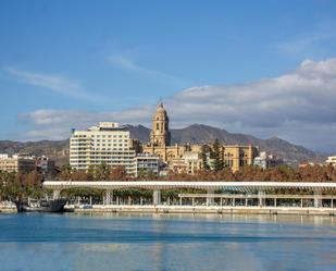 Vista exterior de Local de lloguer en Málaga Capital amb Aire condicionat i Moblat